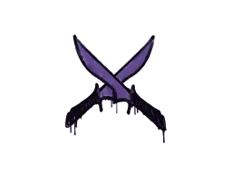 Sealed Graffiti | X-Knives (Monster Purple)