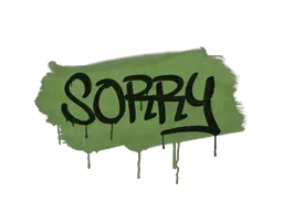Sealed Graffiti | Sorry
