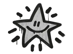 Sealed Graffiti | Shining Star (Shark White)