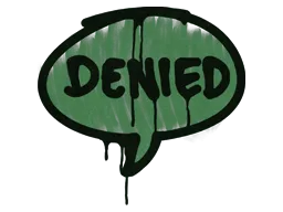Sealed Graffiti | Denied (Jungle Green)