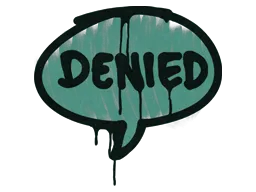 Sealed Graffiti | Denied (Frog Green)