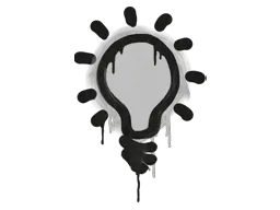 Sealed Graffiti | Lightbulb