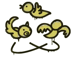 Sealed Graffiti | Dizzy (Tracer Yellow)