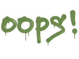 Sealed Graffiti | Oops