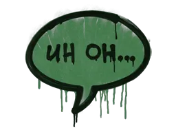 Sealed Graffiti | Uh Oh (Jungle Green)