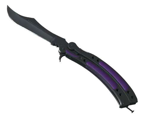 CS2 Butterfly Knife | Ultraviolet - Covert Knife skin