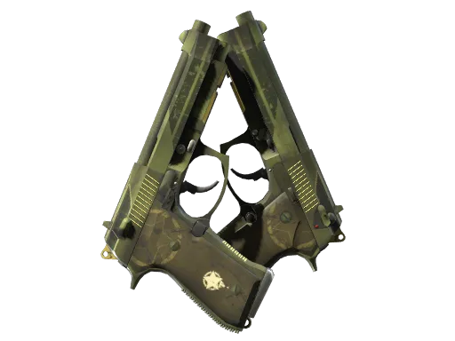 StatTrak™ Dual Berettas | Retribution (Minimal Wear)