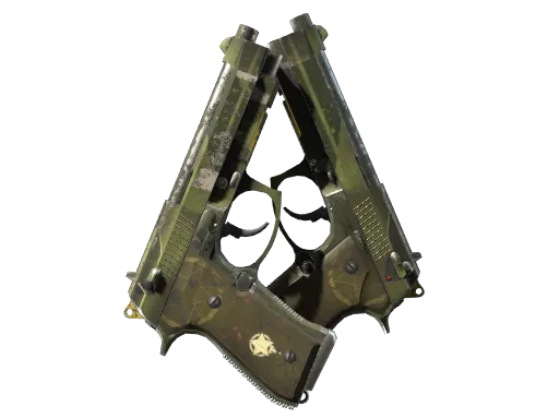 StatTrak™ Dual Berettas | Retribution (Field-Tested)