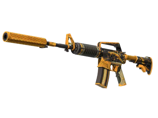 StatTrak™ M4A1-S | Golden Coil (Well-Worn)