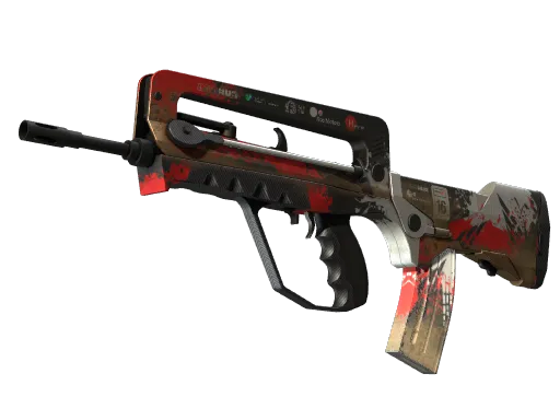 StatTrak™ FAMAS | Roll Cage (Well-Worn)