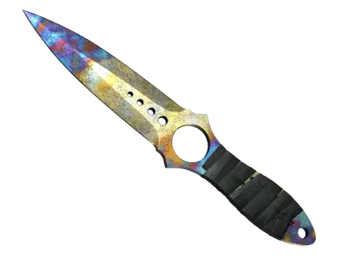 ★ StatTrak™ Skeleton Knife | Case Hardened (Battle-Scarred)
