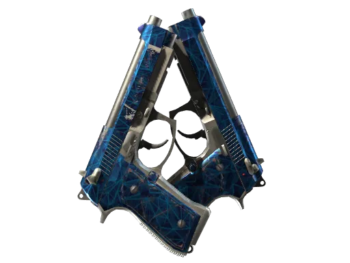 Dual Berettas | Cobalt Quartz (Field-Tested)