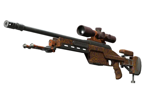 SSG 08 | Orange Filigree (Factory New)