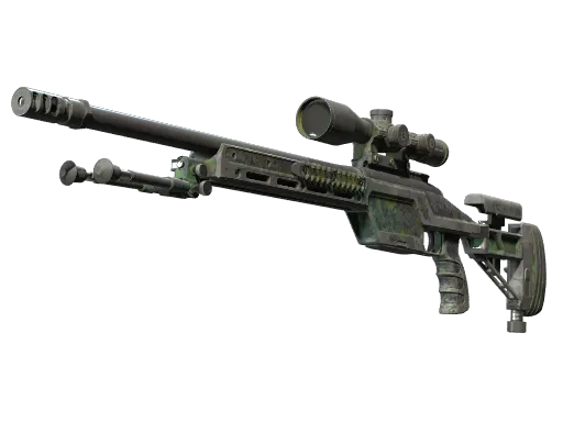 Souvenir SSG 08 | Jungle Dashed (Battle-Scarred)