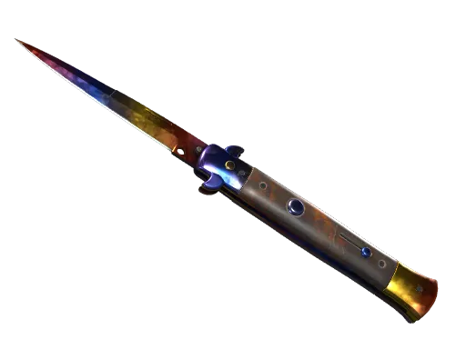 ★ Stiletto Knife | Marble Fade (Minimal Wear)