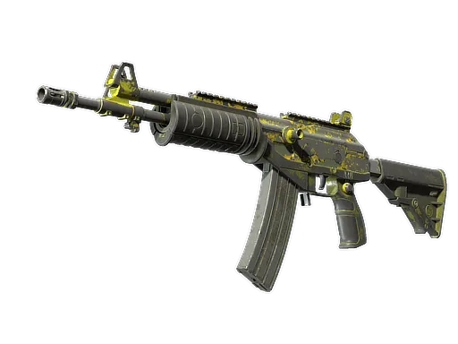 Galil AR | Acid Dart (Battle-Scarred)