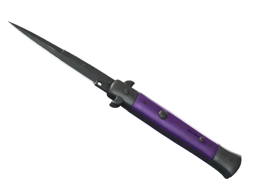 ★ StatTrak™ Stiletto Knife | Ultraviolet (Well-Worn)