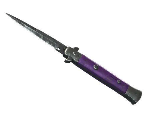 ★ StatTrak™ Stiletto Knife | Ultraviolet (Battle-Scarred)