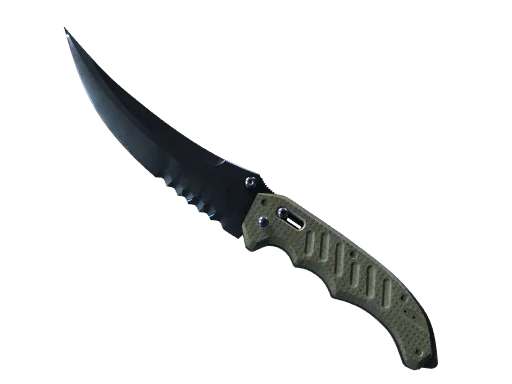 ★ StatTrak™ Flip Knife | Blue Steel (Minimal Wear)