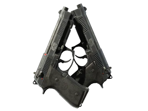 Dual Berettas | Elite 1.6 (Well-Worn)