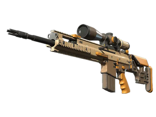 SCAR-20 | Short Ochre (Well-Worn)