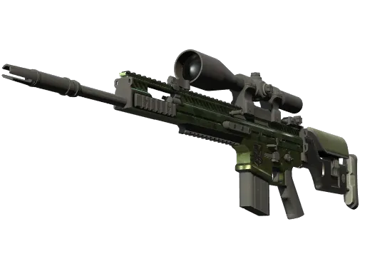 SCAR-20 | Green Marine (Well-Worn)