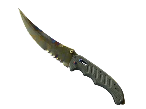 ★ StatTrak™ Flip Knife | Case Hardened (Battle-Scarred)