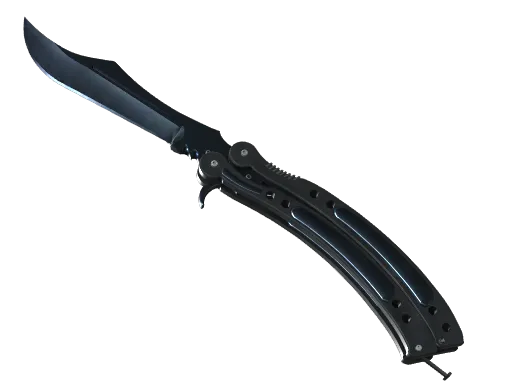 ★ StatTrak™ Butterfly Knife | Blue Steel (Factory New)