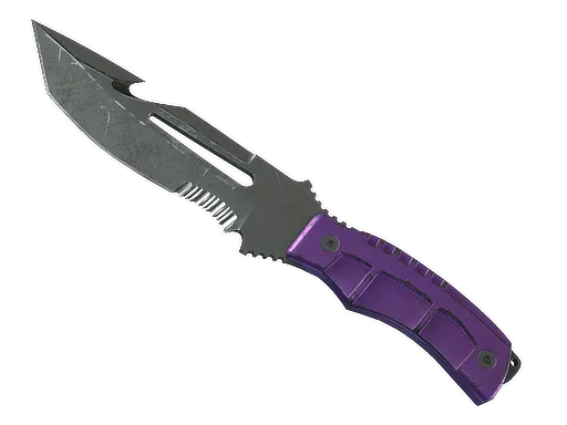 ★ Survival Knife | Ultraviolet (Battle-Scarred)