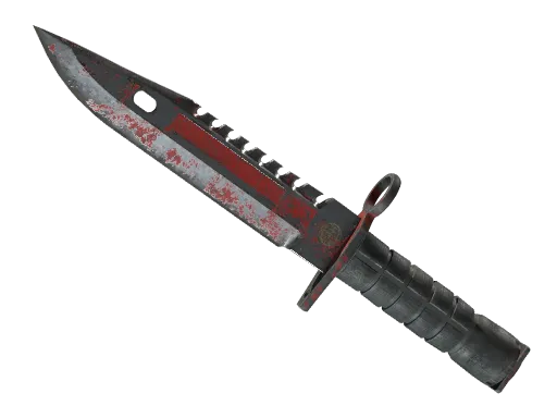 ★ M9 Bayonet | Crimson Web (Battle-Scarred)