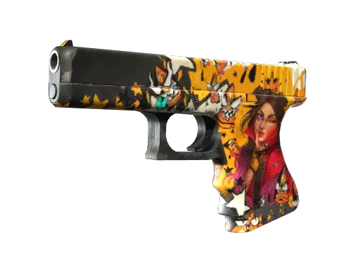 StatTrak™ Glock-18 | Bullet Queen (Well-Worn)
