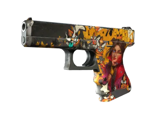 StatTrak™ Glock-18 | Bullet Queen (Battle-Scarred)