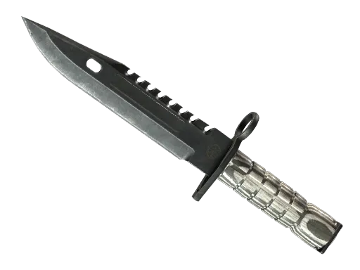★ StatTrak™ M9 Bayonet | Black Laminate (Well-Worn)