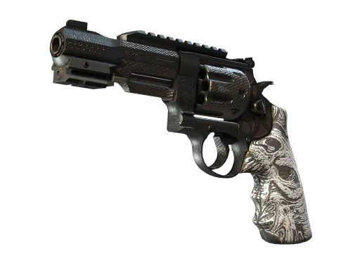 R8 Revolver | Bone Forged (Minimal Wear)