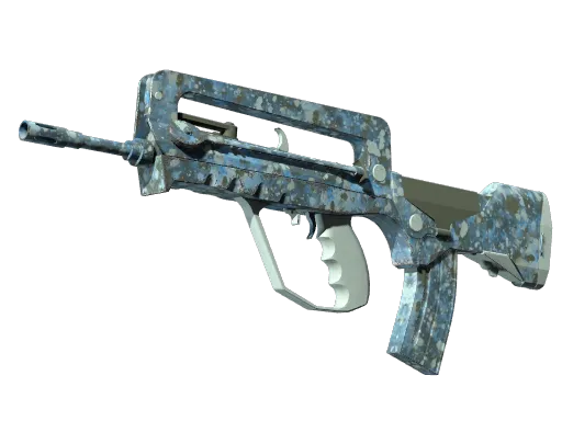 Souvenir FAMAS | Cyanospatter (Minimal Wear)