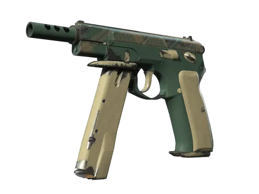 CZ75-Auto | Green Plaid (Well-Worn)