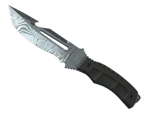 ★ Survival Knife | Damascus Steel (Well-Worn)