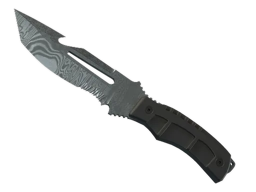 ★ Survival Knife | Damascus Steel (Battle-Scarred)