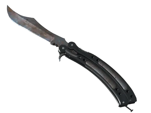 CS2 Butterfly Knife | Rust Coat - Covert Knife skin