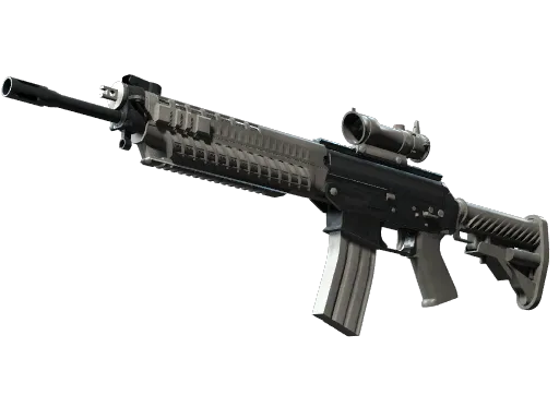 SG 553 | Damascus Steel (Battle-Scarred)