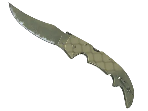 ★ StatTrak™ Falchion Knife | Safari Mesh (Well-Worn)