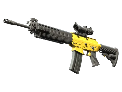SG 553 | Bulldozer (Well-Worn)