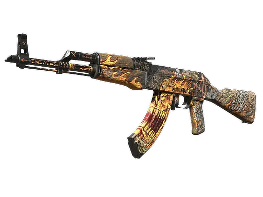 StatTrak™ AK-47 | Searing Rage (Minimal Wear)