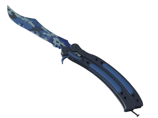 CS2 Butterfly Knife | Bright Water - Covert Knife skin