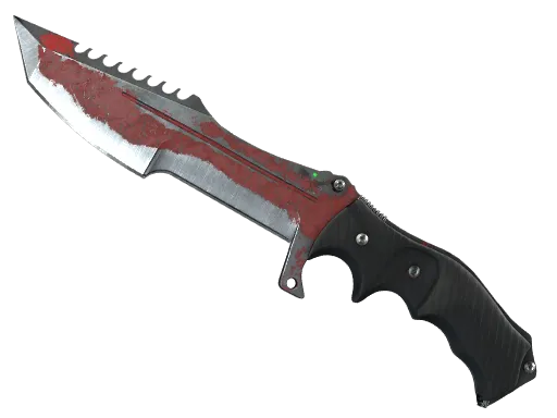 ★ Huntsman Knife | Crimson Web (Battle-Scarred)