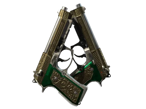 StatTrak™ Dual Berettas | Royal Consorts (Battle-Scarred)