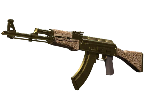 Souvenir AK-47 | Gold Arabesque (Well-Worn)