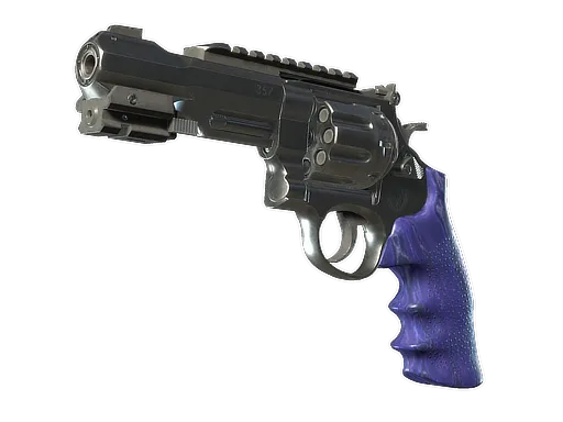 R8 Revolver | Cobalt Grip (Well-Worn)