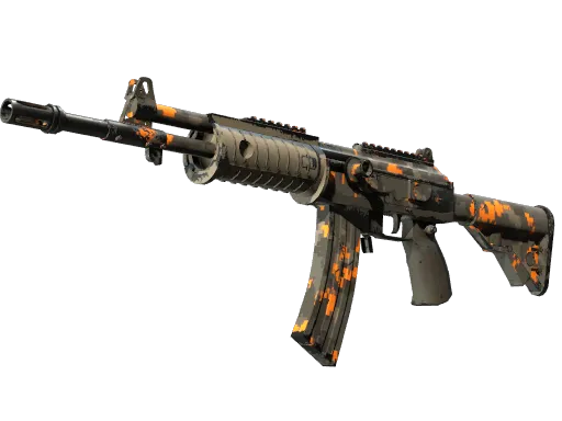 Galil AR | Orange DDPAT (Well-Worn)