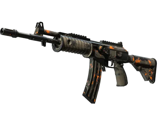 Galil AR | Orange DDPAT (Battle-Scarred)